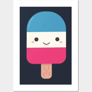 Summer Popsicle Ice Cream T-Shirt Posters and Art